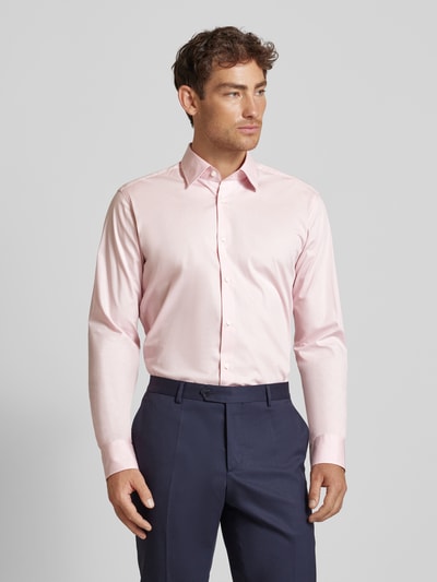 BOSS Regular Fit Business-Hemd mit Kentkragen Rosa 4