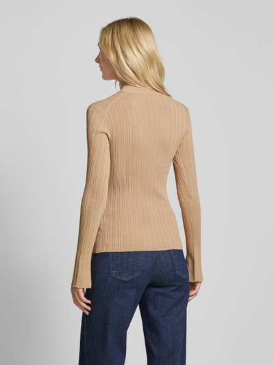 Ivy Oak Sweter z dzianiny ze stójką model ‘KYLIE’ Camel 5