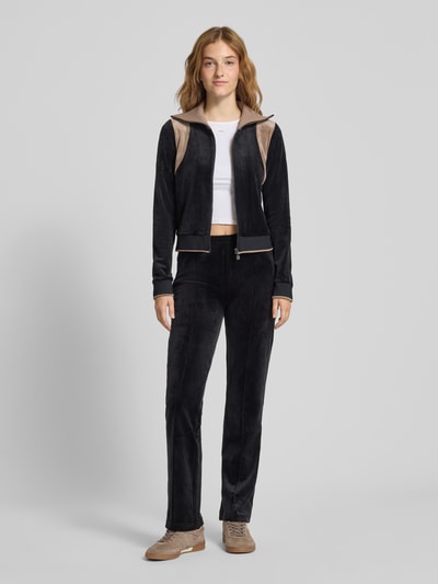 FILA Straight fit sweatpants met elastische band, model 'ADRIANO' Zwart - 1