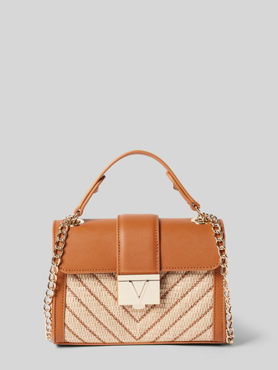 VALENTINO BAGS Crossbody Bag mit Label-Detail Modell 'TRIBECA' Cognac 1