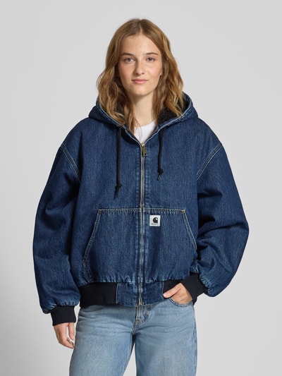 Carhartt Work In Progress Jeansjacke mit Känguru-Tasche Blau 4