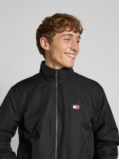 Tommy Jeans Regular fit bomberjack met opstaande kraag Zwart - 3