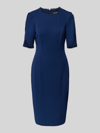 Adrianna Papell Sukienka koktajlowa o długości do kolan z perełkami Ciemnoniebieski 2