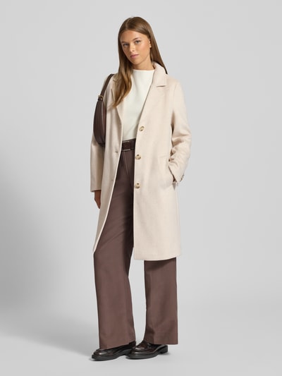 s.Oliver RED LABEL Regular Fit Mantel mit Woll-Anteil Beige Melange 1