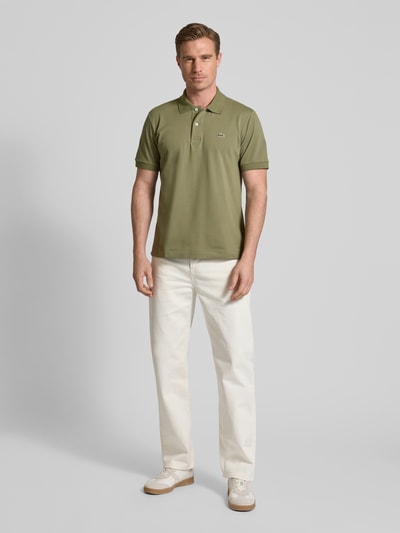 Lacoste Classic Fit Poloshirt mit Label-Badge Khaki 1