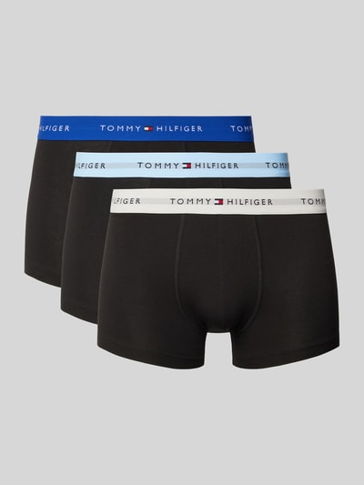 Tommy Hilfiger Trunks mit elastischem Label-Bund im 3er-Pack Black 1