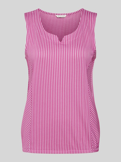 Tom Tailor Top mit V-Ausschnitt Pink 2