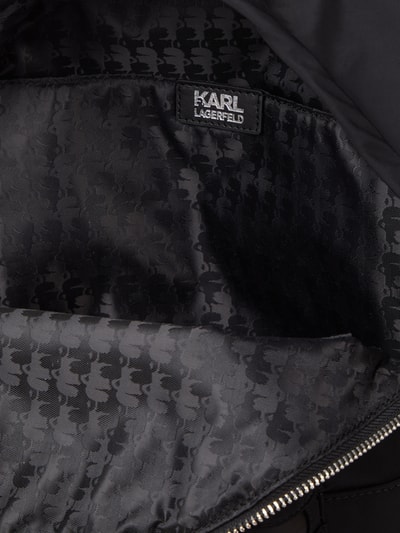 Karl Lagerfeld Rucksack mit Leder-Anteil Black 4