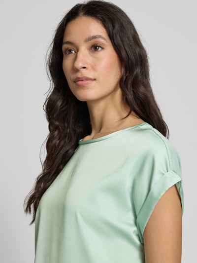 Vila Regular Fit Blusenshirt mit Kappärmeln Modell 'ELLETTE' Schilf 3
