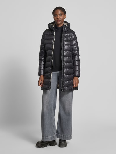 Blauer Usa Steppmantel mit Sorona®-Füllung Modell 'Adelaide' Black 1