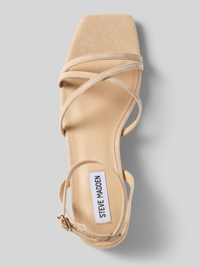 Steve Madden Sandalette aus Leder mit Blockabsatz Modell 'GLEAMS' Sand 3
