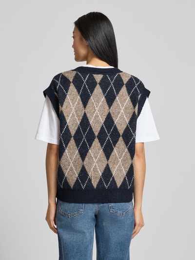 FREE/QUENT Pullunder mit V-Ausschnitt Modell 'Grsargyle' Taupe 5