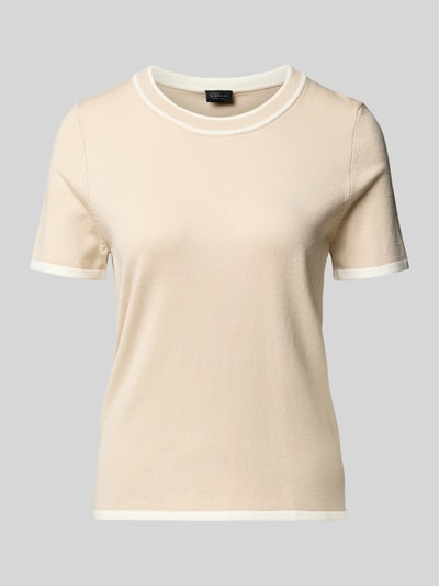 s.Oliver BLACK LABEL Regular Fit T-Shirt aus Viskose-Mix Sand 2