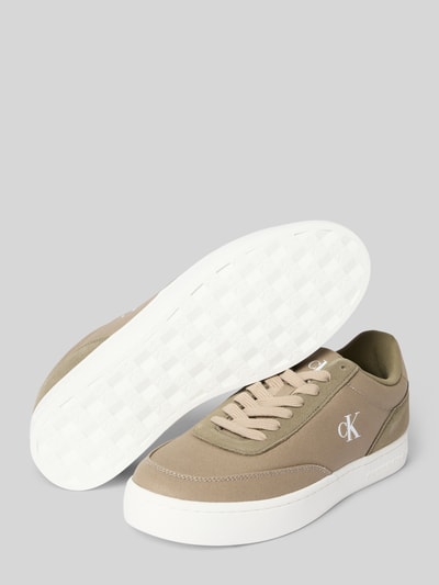 Calvin Klein Jeans Sneakers met logodetails, model 'CLASSIC CUPSOLE' Roodbruin - 4