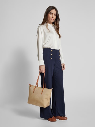 Lauren Ralph Lauren Handtas met labelapplicatie, model 'KEATON' Taupe - 1