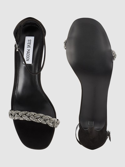 Steve Madden Sandaaltjes met naaldhak, model 'Indira' Zwart - 4