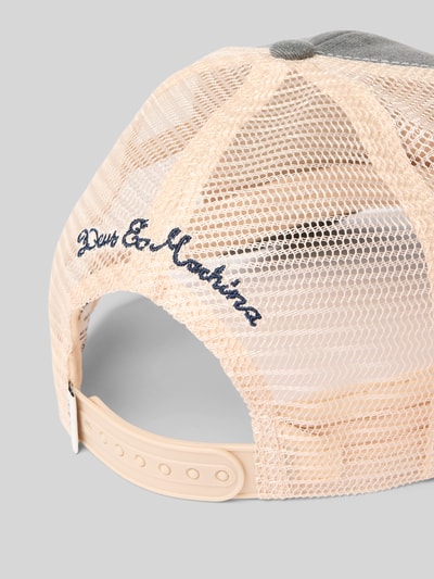 DEUS EX MACHINA Trucker-pet met labelpatch Antraciet - 3
