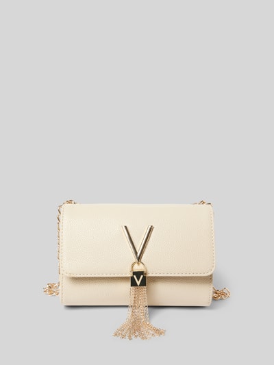 VALENTINO BAGS Handtas met labelapplicatie, model 'DIVINA' Beige - 1