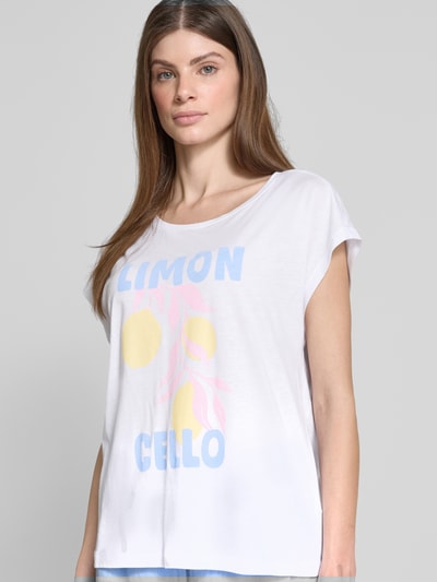 Smith and Soul T-shirt z nadrukiem z motywem i okrągłym dekoltem Biały 3