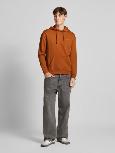 Blend Hoodie met capuchon, model 'Downton' Cognac - 1