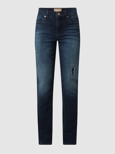 MAC MAC X Sylvie Meis 24/7 Slim Fit Jeans mit Lyocell-Anteil Modell 'Mel'  Blau 2