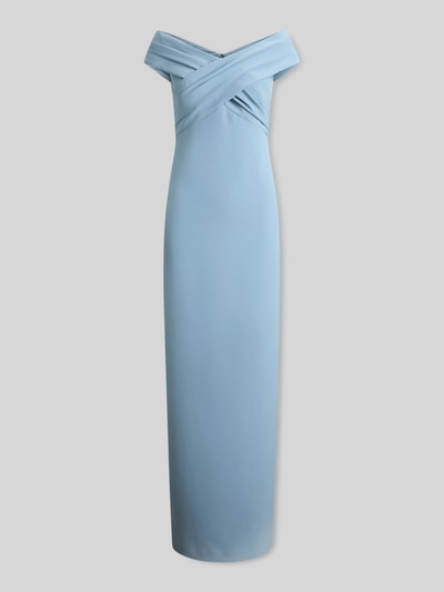 Lauren Ralph Lauren Abendkleid aus Crêpe Hellblau 2