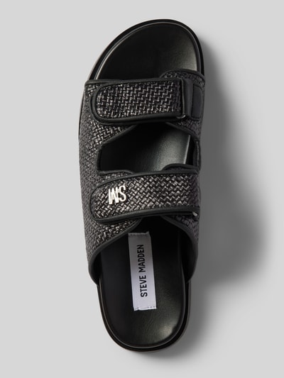 Steve Madden Slides mit Logo-Applikation Modell 'MYKA' Black 3