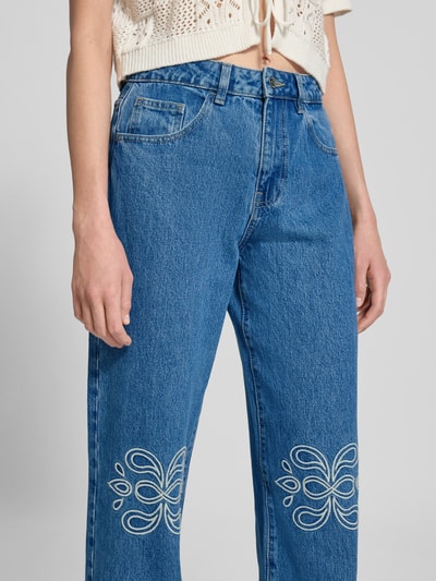 Gina Tricot Jeans mit 5-Pocket-Design Jeansblau 3
