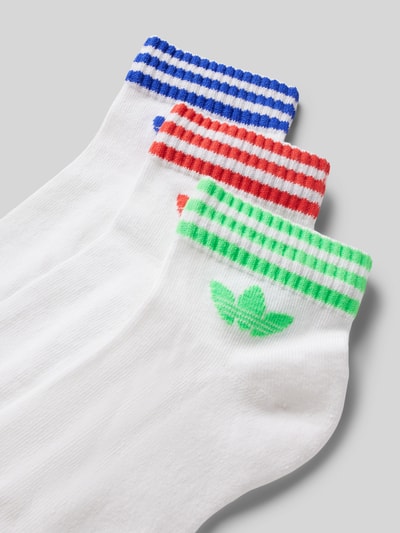 adidas Originals Skarpety z logo w zestawie 3 szt. Biały 2