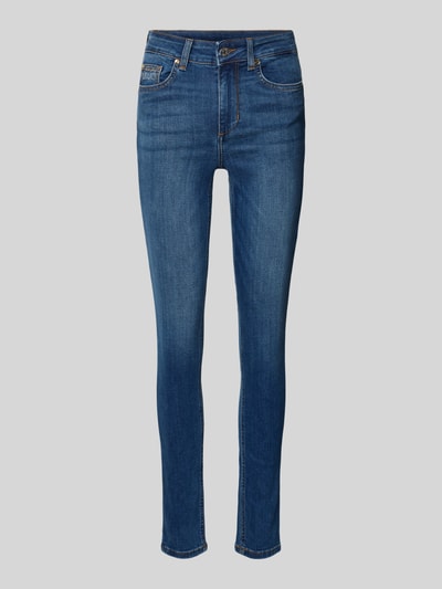 Liu Jo White Skinny Fit Jeans mit Ziersteinbesatz Modell 'DIVINE' Blau 1