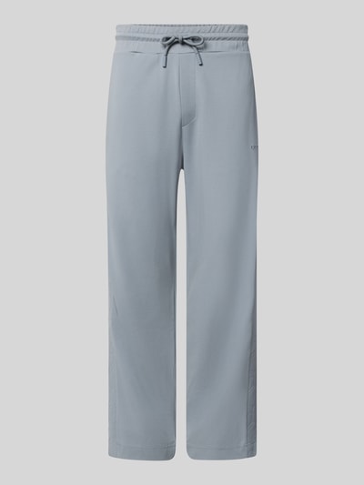 Produktfoto, Relaxed Fit Sweathose aus Viskose-Mix Modell 'JT_Union Tape Hurley' von BOSS Green in Hellblau, glatte Textur