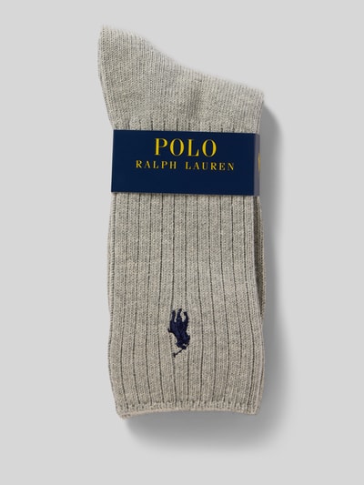 Polo Ralph Lauren Sokken met logostitching Middengrijs - 3