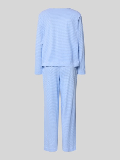 Lauren Ralph Lauren Pyjama aus reiner Baumwolle Hellblau 3
