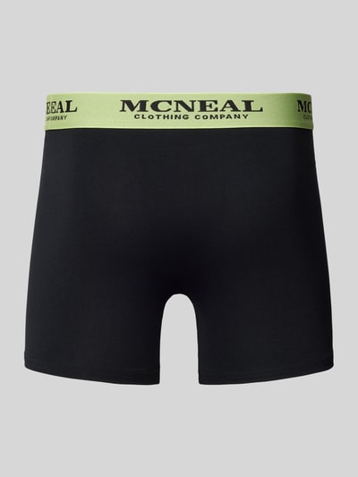 MCNEAL Trunks mit elastischem Label-Bund im 3er-Pack Black 3