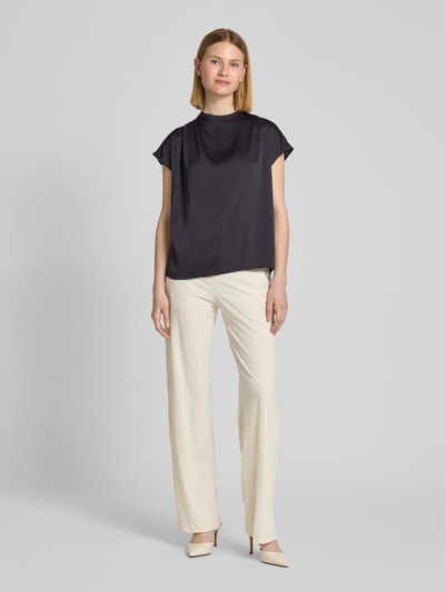 Raffaello Rossi Straight Fit Stoffhose mit Strukturmuster Modell 'CANDICE' Ecru 1