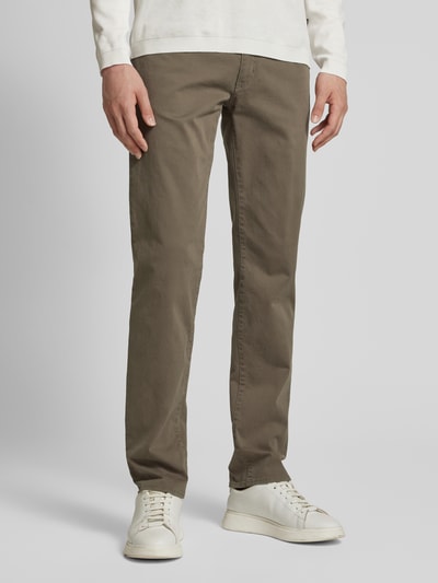 Brax Hose mit Gesäßtaschen Modell 'CADIZ' Khaki 4