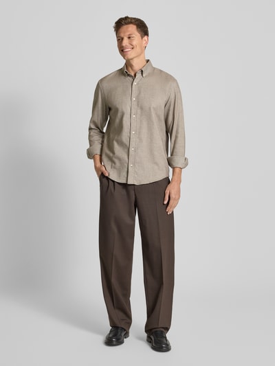 MCNEAL Vrijetijdsoverhemd met knoopsluiting Zand - 1