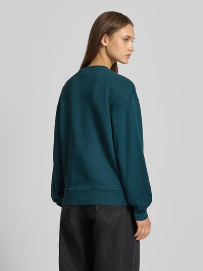 Carhartt Work In Progress Oversized Sweatshirt mit gerippten Abschlüssen Modell 'NELSON' Petrol 5