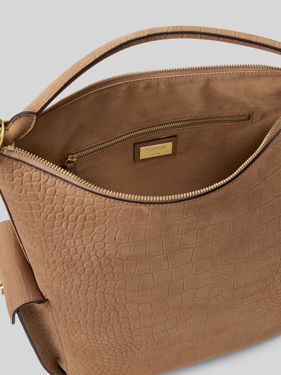 Lauren Ralph Lauren Henkeltasche aus echtem Leder Camel 5