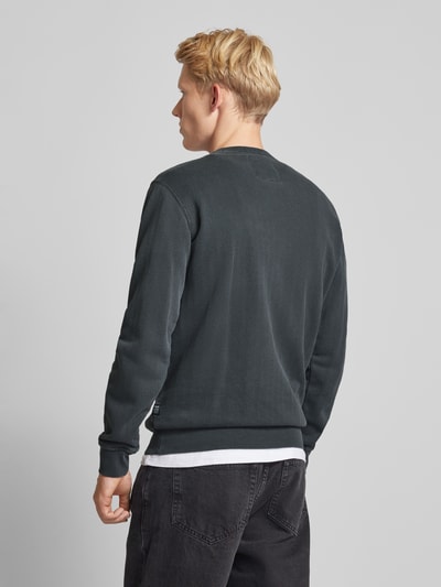 G-Star Raw Sweatshirt mit Label-Stitching Anthrazit 5