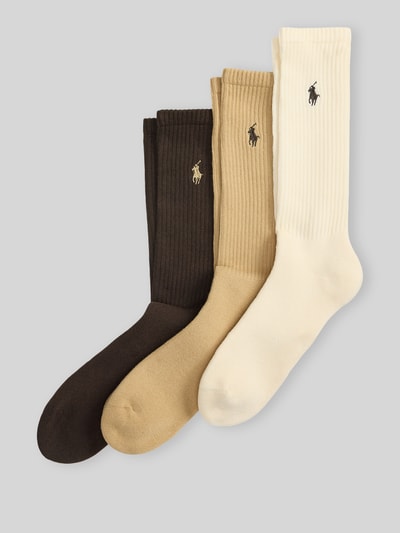 Polo Ralph Lauren Underwear Socken aus Baumwoll-Mix im 3er-Pack Camel 1