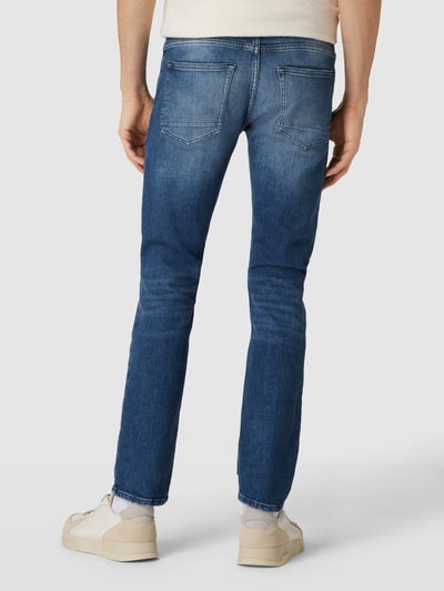 BOSS Orange Slim Fit Jeans mit Stretch-Anteil Modell 'Delaware' Dunkelblau 5