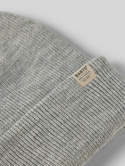 Barts Beanie mit Label-Detail Modell 'KINABALU' Silber 2