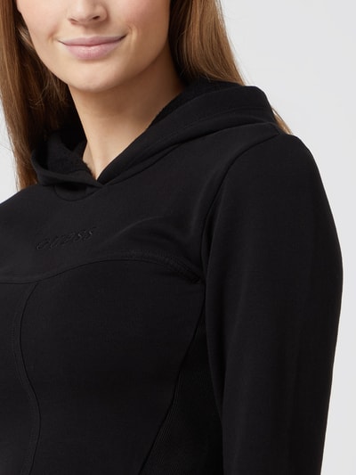 Guess Korte hoodie van katoen  Zwart - 3