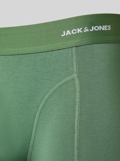 Jack & Jones Trunks mit elastischem Label-Bund Modell 'AXEL' im 3er-Pack Petrol 2