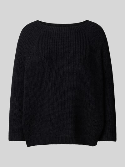 Weekend Max Mara Strickpullover mit Rundhalsausschnitt Modell 'XENO' Black 1