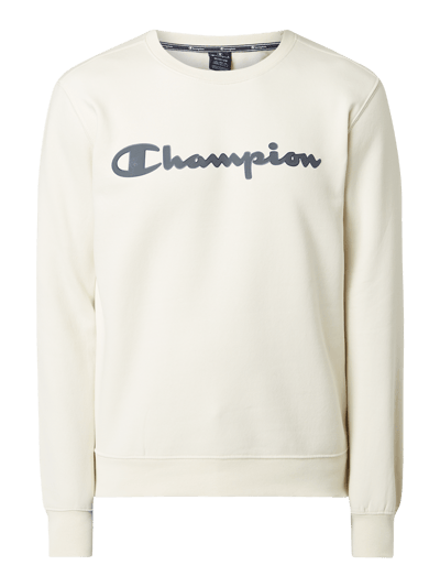 CHAMPION Bluza z wyhaftowanym logo Złamany biały 2