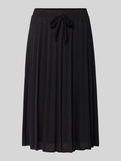 GUIDO MARIA KRETSCHMER WOMAN Spódnica plisowana o długości do kolan z elastycznym pasem model ‘Tenea’ Czarny 2