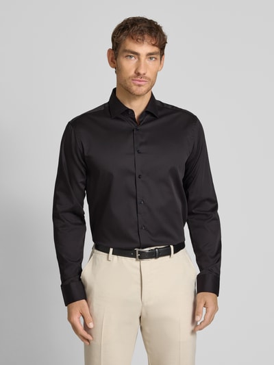 SEIDENSTICKER REGULAR FIT Regular Fit Business-Hemd mit Knopfleiste Black 4