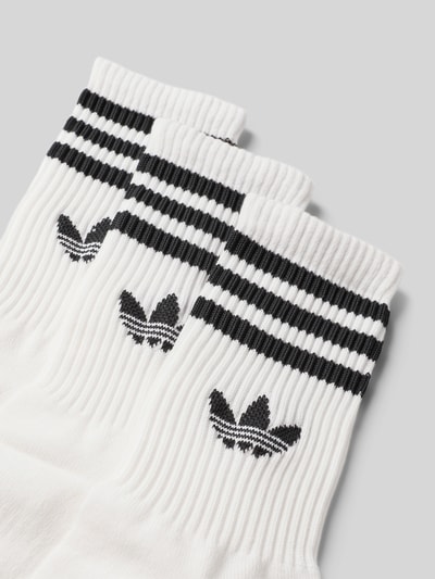 adidas Originals Skarpety z nadrukiem z logo w zestawie 3 szt. Biały 2